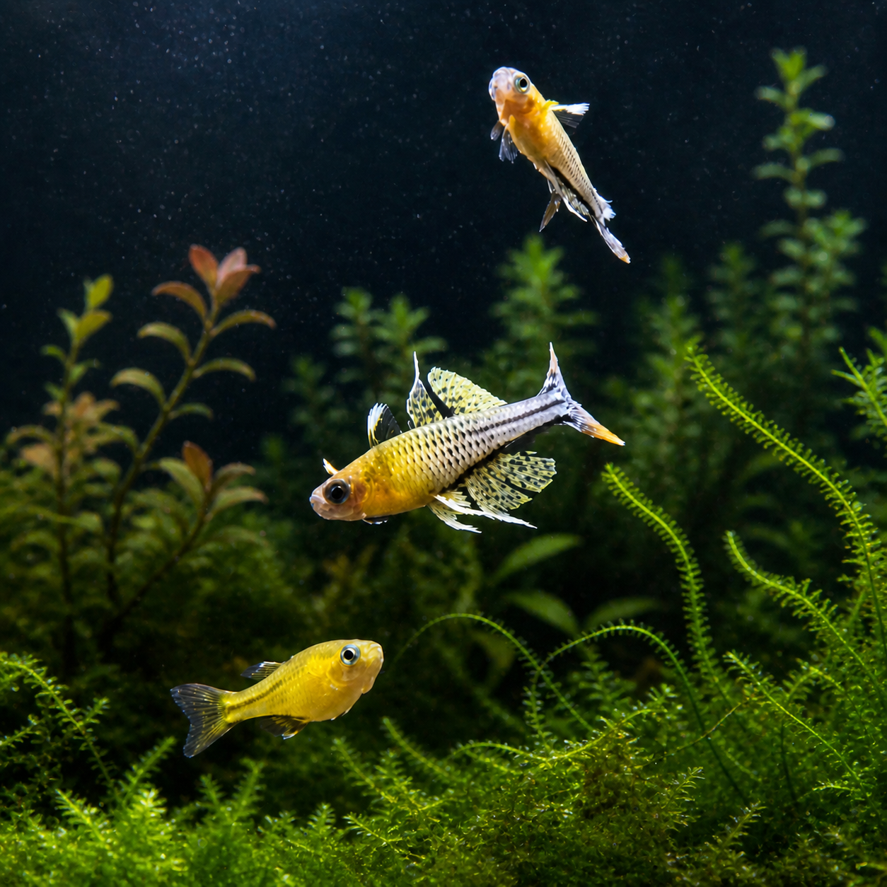 Pseudomugil Gertrudae ‘Aru IV’ Rainbowfish pack (mixed sex)